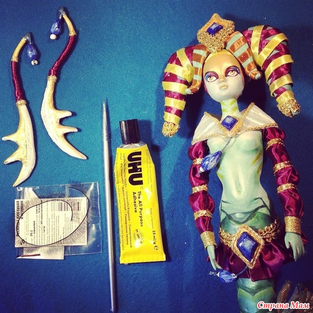  OOAK custom Naga Siren doll outfit