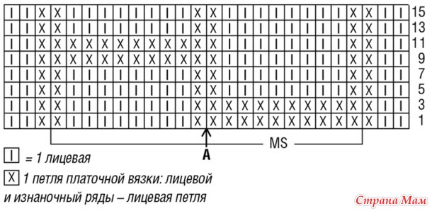 Топ с жакетом с рельефным узором