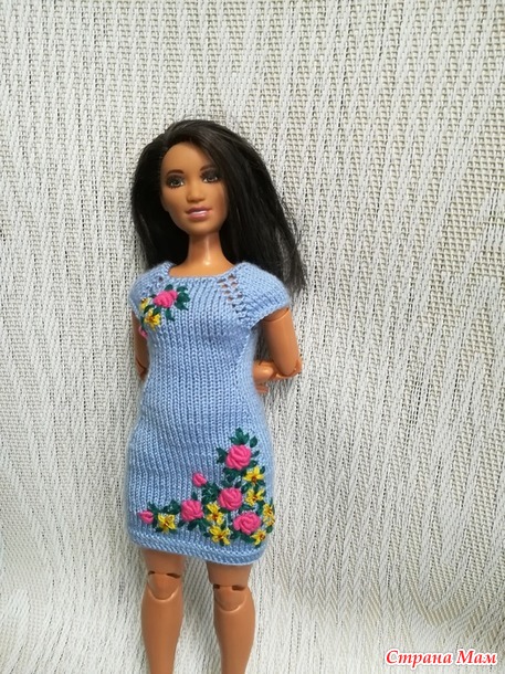 Платье для Барби пышки - Гардероб для куклы - Страна Мам