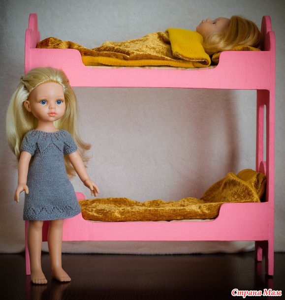 Двухярусная кроватка для кукол Paola Reina