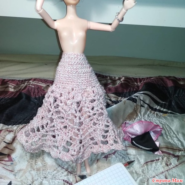 юбка для куклы барби