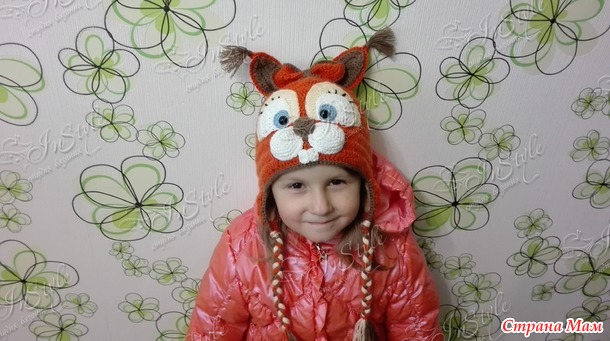 Шапка Белочка