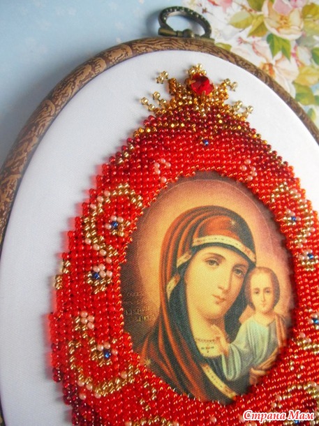 Казанская Божья Матерь пасхальная