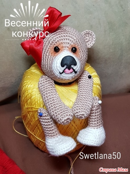 . Мишутка Машенька спешит на " Весенний конкурс"