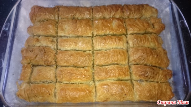 Баклава роллы (греческий вариант)