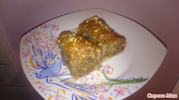 Баклава роллы (греческий вариант)