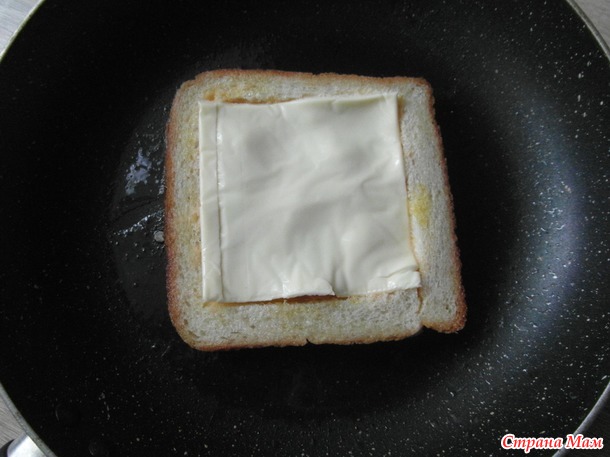 Заливной тост на завтрак.