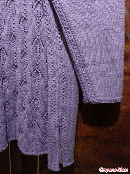 Пуловер "Сливовое варенье"