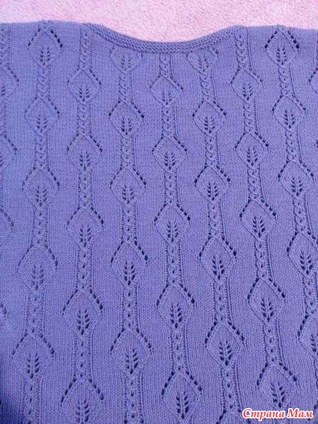 Пуловер "Сливовое варенье"