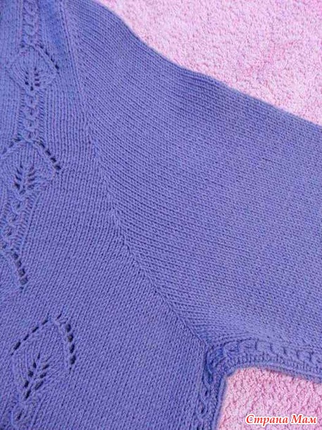 Пуловер "Сливовое варенье"