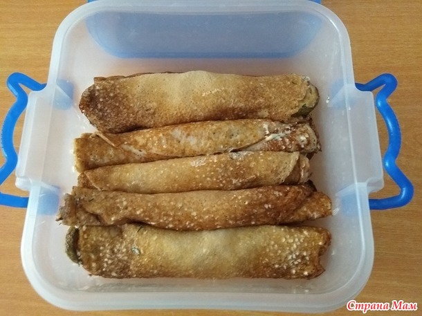 Закусочные блины с кабачками.