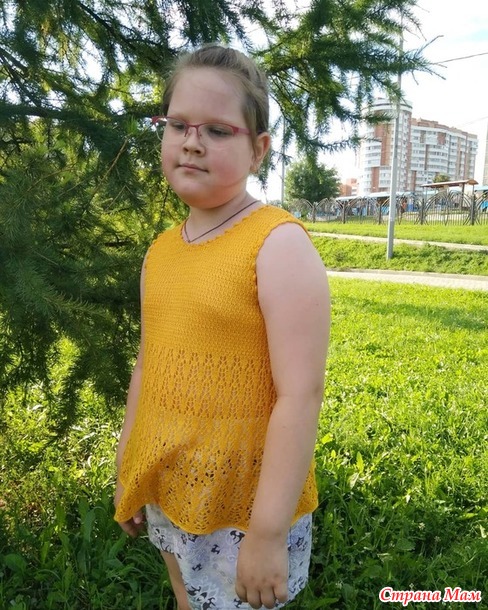 . Маечки ажурные
