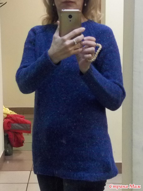 Джемпер из Debbie Bliss Luxury Tweed Aran
