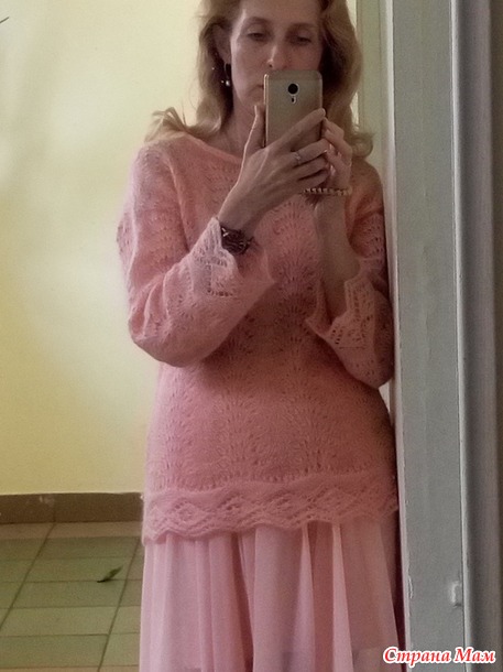 Джемпер из кид мохера