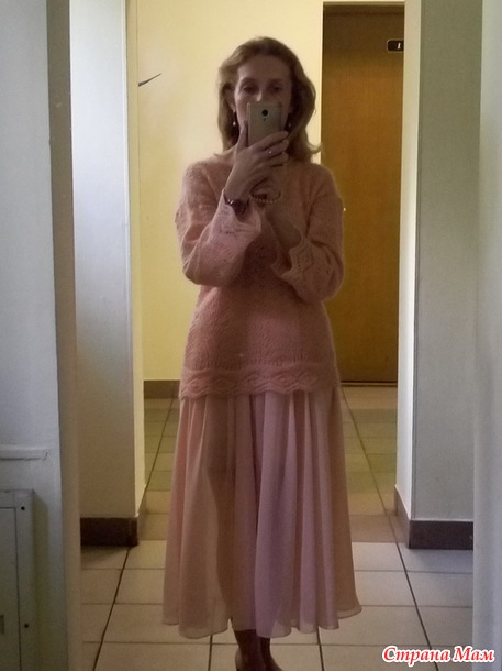 Джемпер из кид мохера