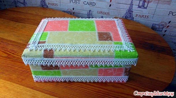 Шкатулка для рукоделия.