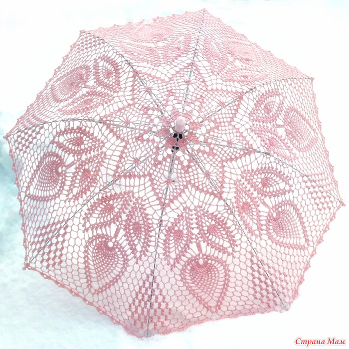 Зонт крючком