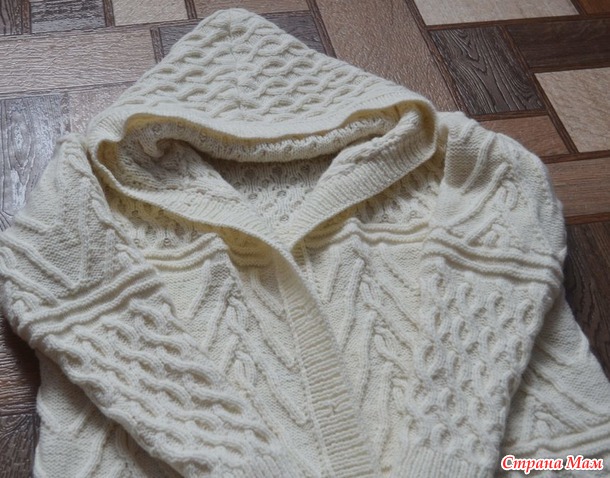 Кардиган с капюшоном