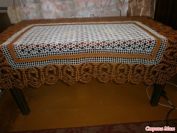 Салфетка крючком