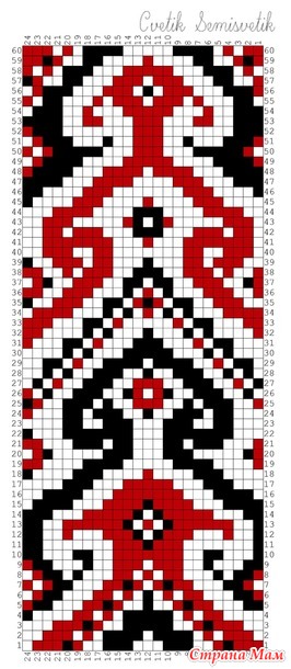 . Необыкновенный Узор и Перфокарта для вязания