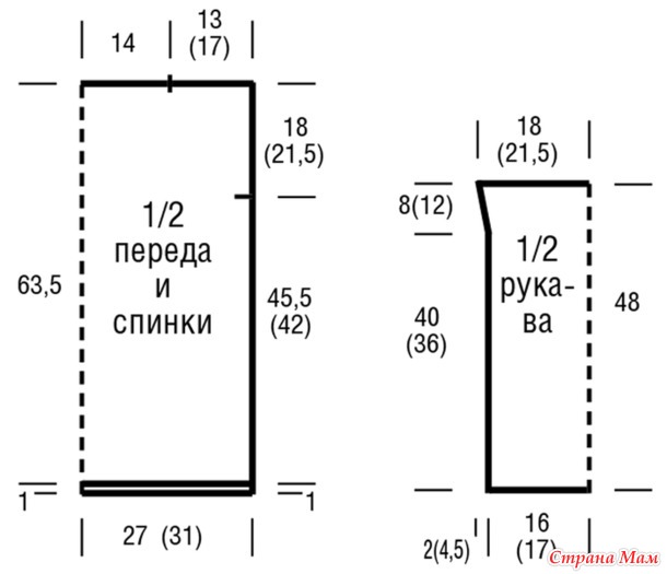 Голубой ажурный джемпер из мохера