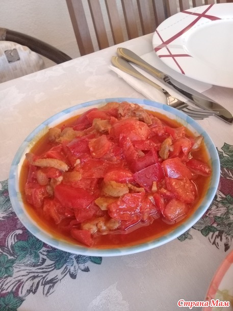 Перец с мясом. Дополнила