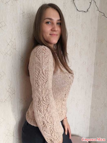Джемпер с японским узором