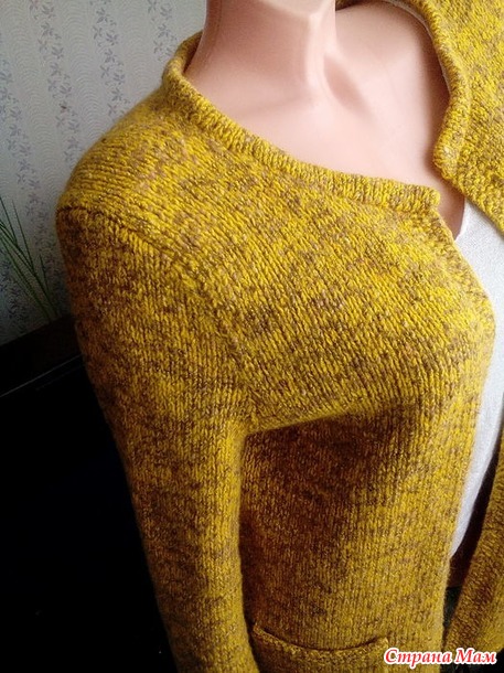 Приглашение на совместное вязание кардигана.