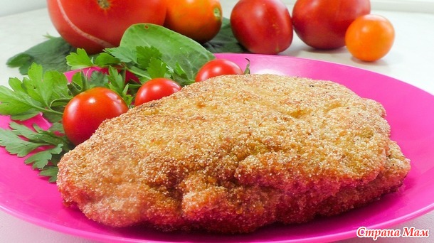 После работы вкусный Ужин - Шницель "Кордон Блю"