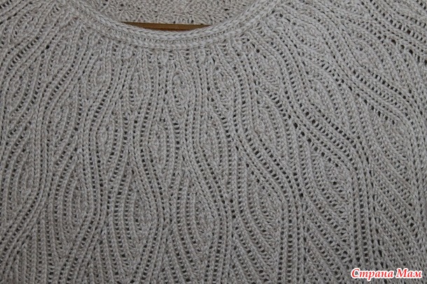 Мое воплощение джемпера «Undulating Lines»