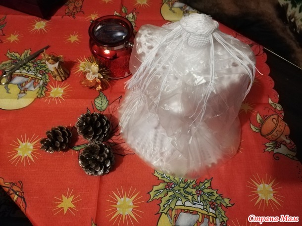 Новогодний конкурс красоты. Ажурный ангел, крючком.