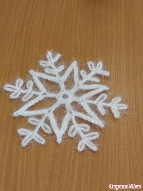 Снежинка для новогодней ёлочки (конкурс красоты)