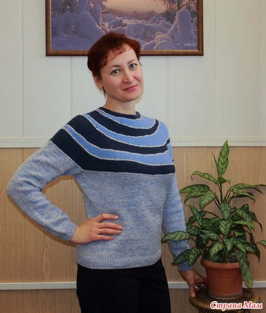 По мотивам свитера Дропс "Исчезающие круги"