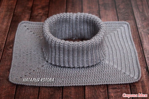 Манишка для мальчика крючком, МК
