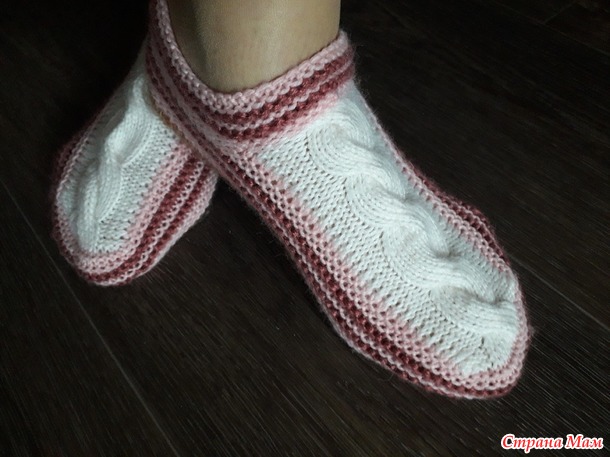Следки из остатков пряжи