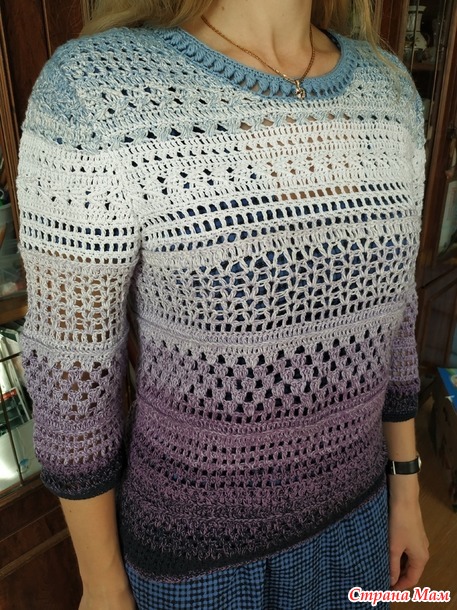 Джемперок из FLOWERS YarnArt