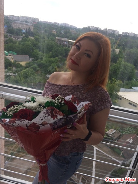 Топ спицами с эффектом фламбе
