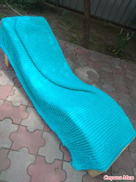 Плед(очередной). Теперь из Alize puffy