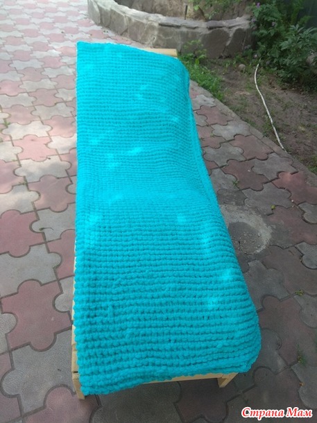 Плед(очередной). Теперь из Alize puffy