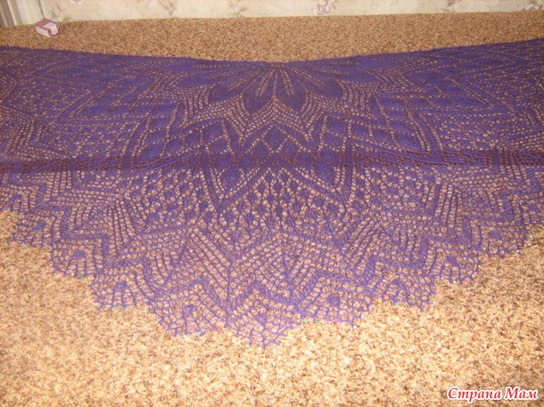 Моя четвертая шаль "Натали"