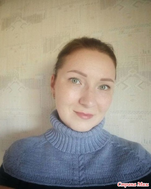 Манишка. Готовая работа.