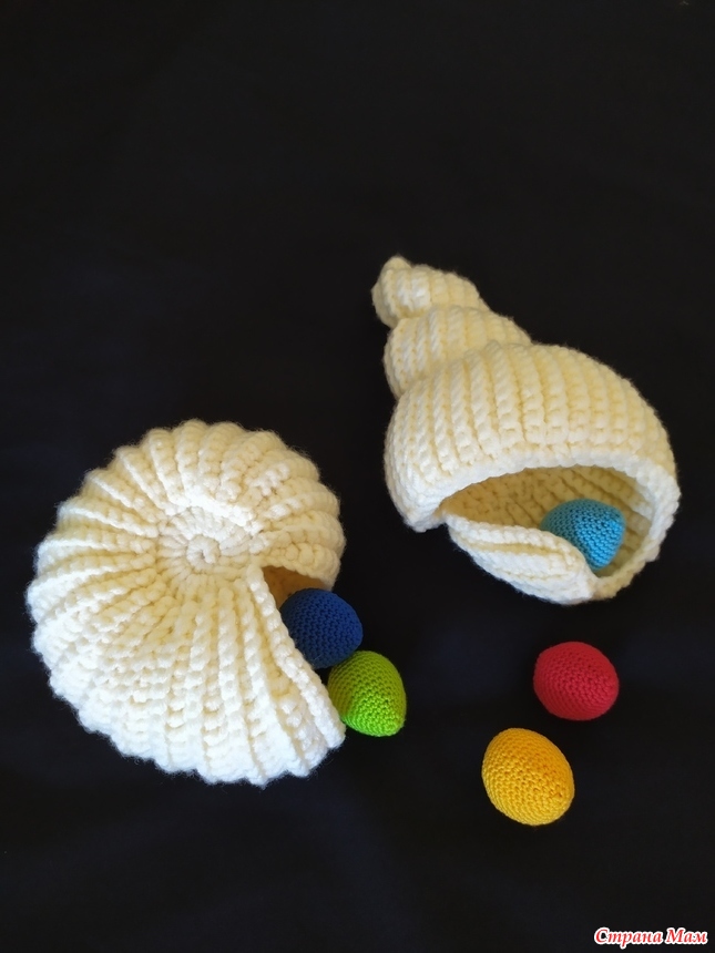 Морские Ракушки Крючком Sea Shells Crochet Морская тематика Крючком