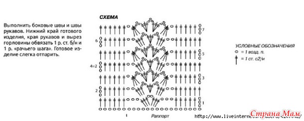 Туника цвета лета (крючком)