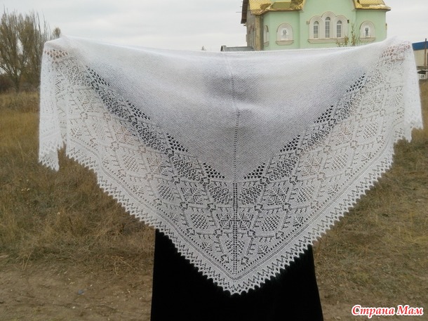 Вяжем оренбургский платок. Мастер-класс для начинающих