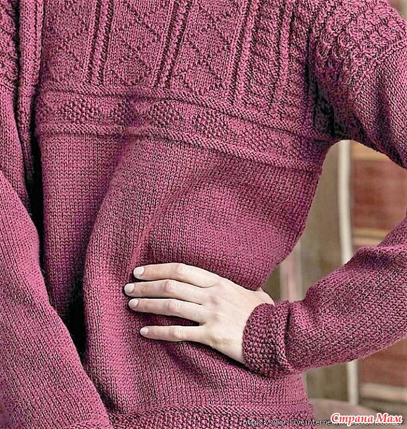  "Lamorna". Lamorna Sweater by Pat Menchini. .
