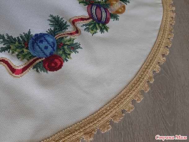 Юбка под ёлку. Needle Treasures. Готовая работа.