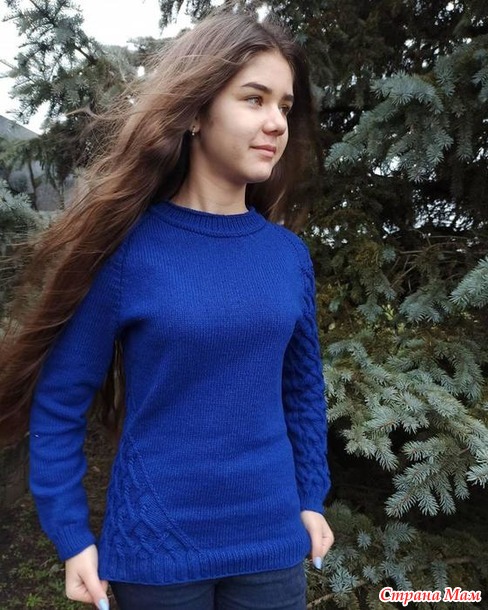 Мужской и женский джемпер "Око Blazze". Платное описание. Украина, Россия, ЕС