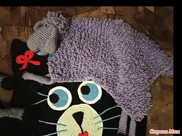 Коврик кошечка. подружка кота