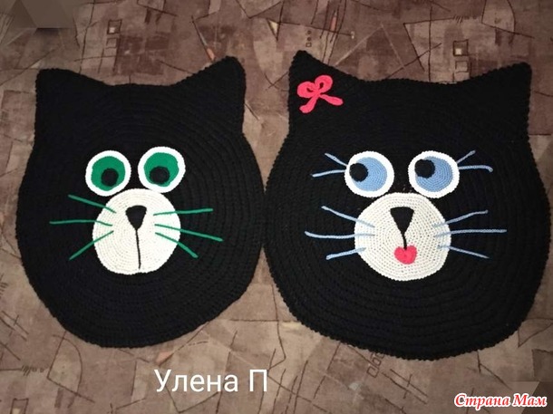 Коврик кошечка. подружка кота