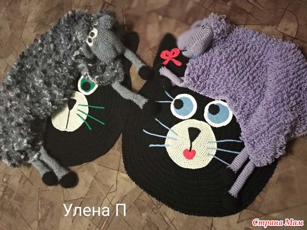 Коврик кошечка. подружка кота